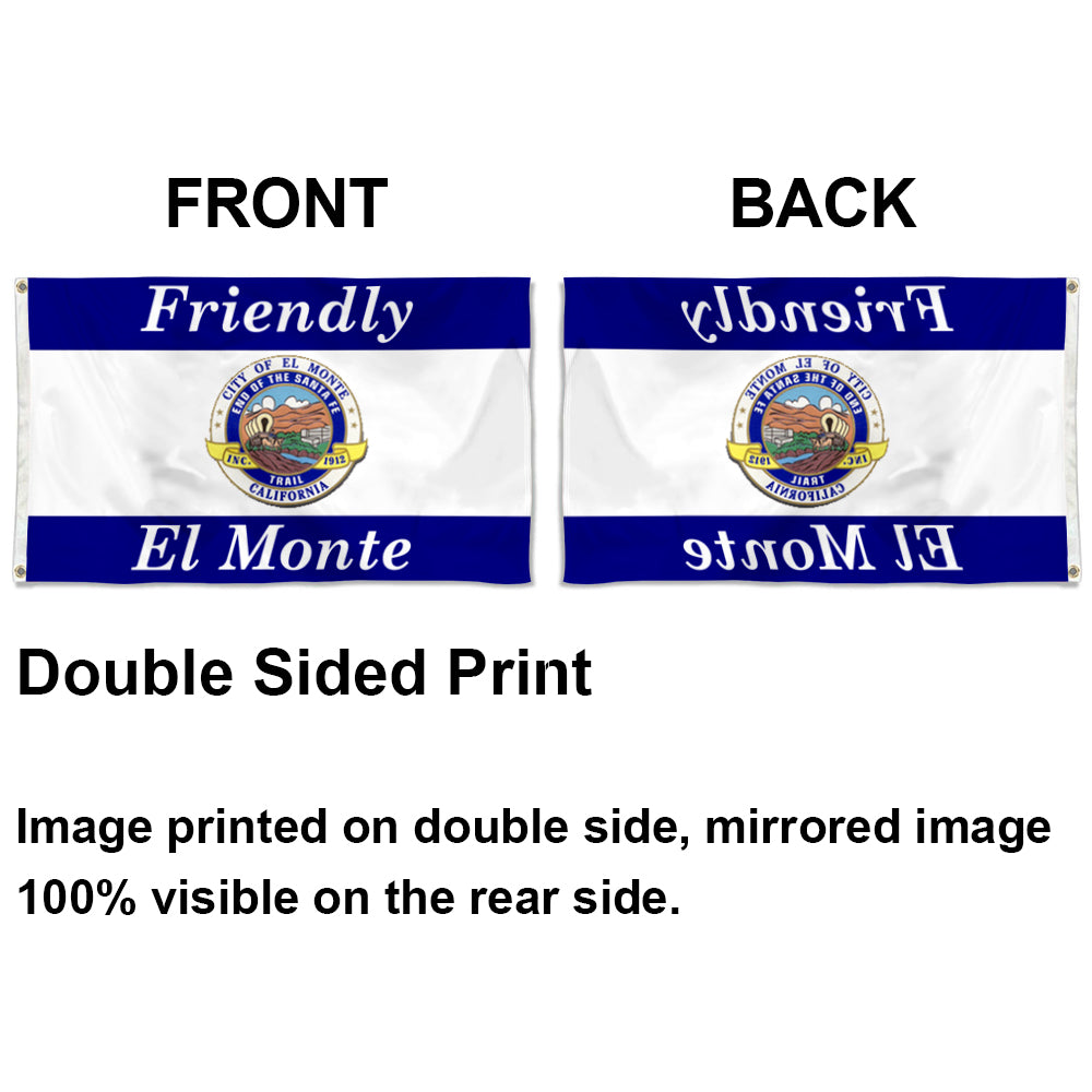 City of El Monte (California, USA) Flag: 3x5ft Man Cave American California Friendly City Style Decor Banner