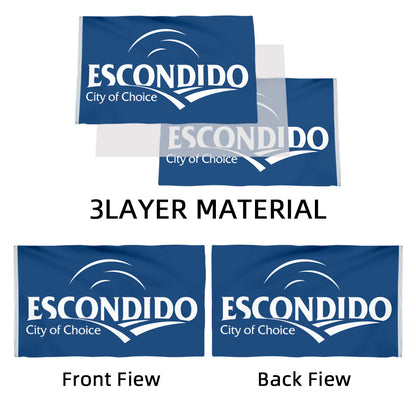 City of Escondido (California, USA) Flag: 3x5ft Man Cave American California City of Choice Style Decor Banner