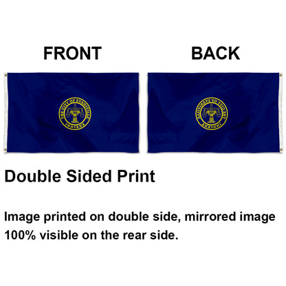 City of Evansville (Indiana, USA) Flag: 3x5ft Man Cave American Indiana Justice Solemn Style Decor Banner