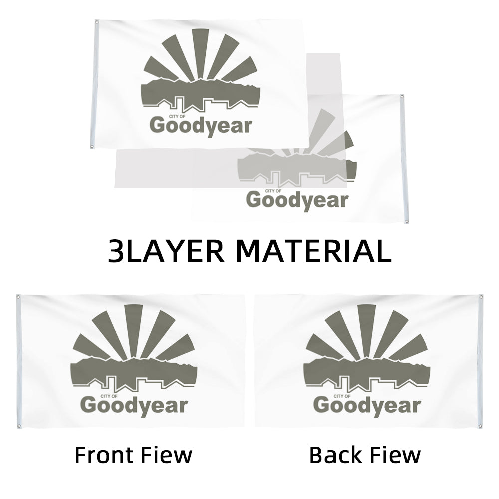 City of Goodyear (Arizona, USA) Flag: 3x5ft Man Cave American Arizona Desert City Style Decor Banner