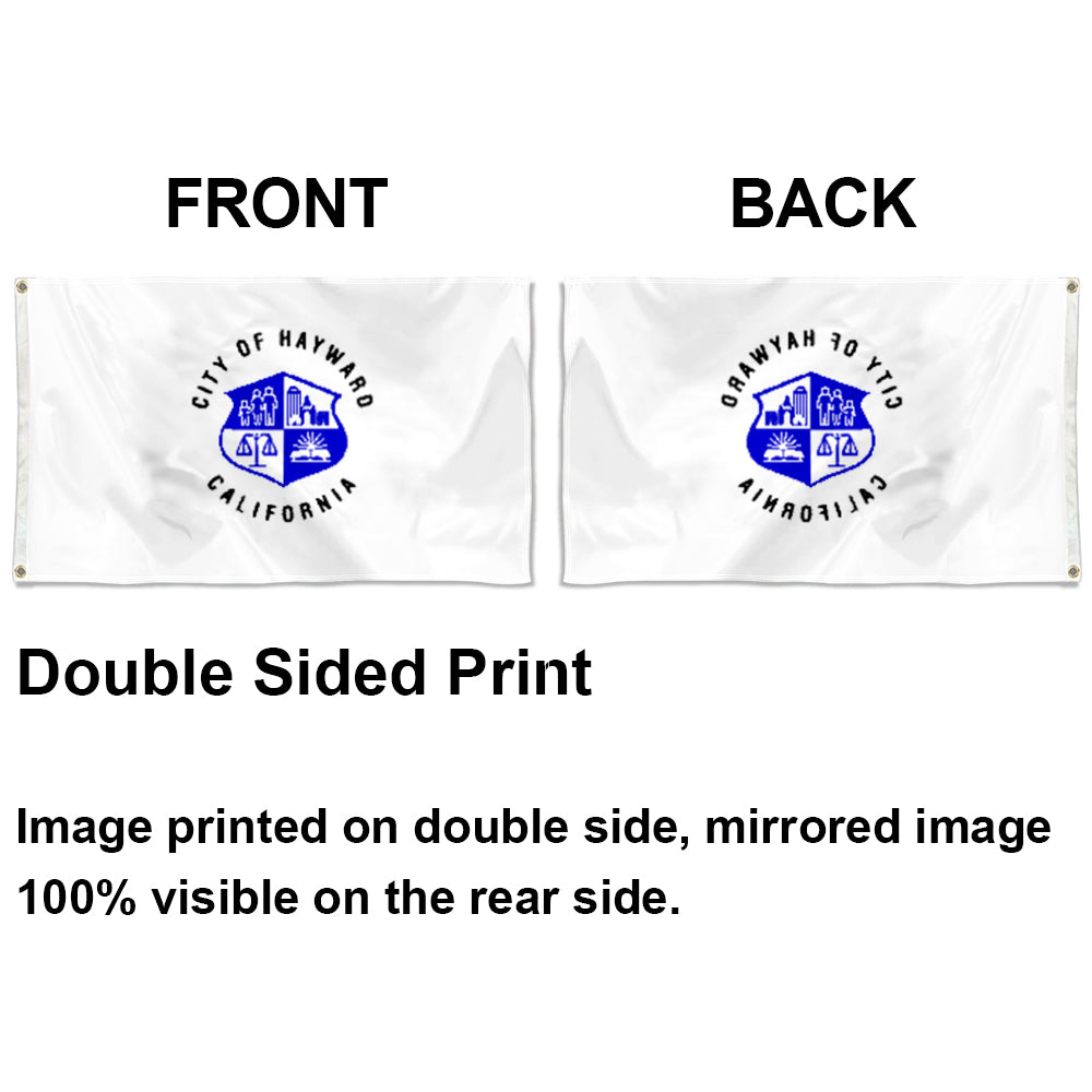 City of Hayward (California, USA) Flag: 3x5ft Man Cave American California Livable Humanistic Style Decor Banner