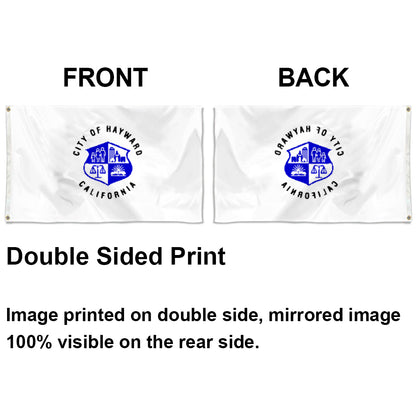 City of Hayward (California, USA) Flag: 3x5ft Man Cave American California Livable Humanistic Style Decor Banner