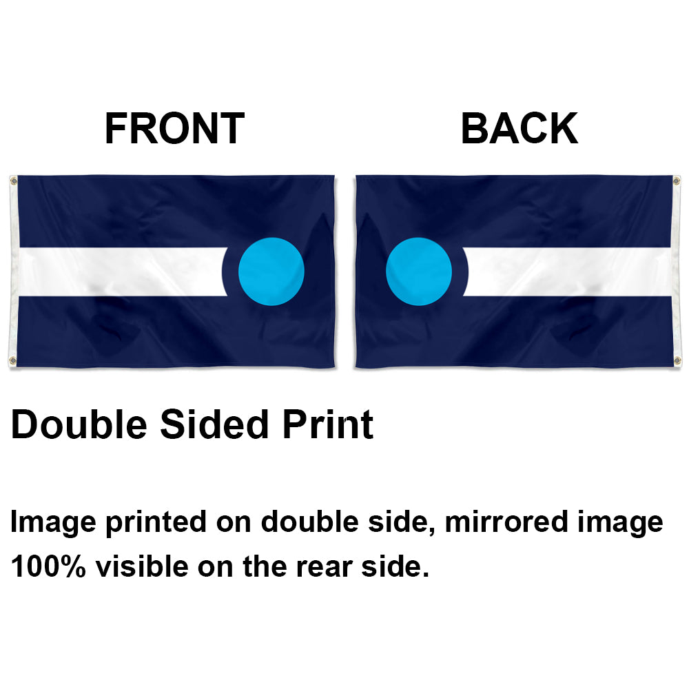 City of High Point (North Carolina, USA) Flag: 3x5ft Man Cave American North Carolina Minimalist Modern Style Decor Banner
