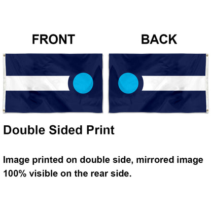 City of High Point (North Carolina, USA) Flag: 3x5ft Man Cave American North Carolina Minimalist Modern Style Decor Banner