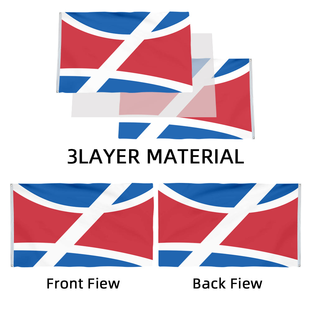 City of Lafayette (Louisiana, USA) Flag: 3x5ft Man Cave American Louisiana French Geometric Style Decor Banner