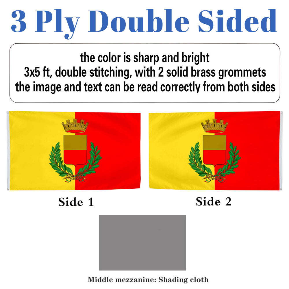 City of Naples Coat of arms flag 3x5ft banner man cave