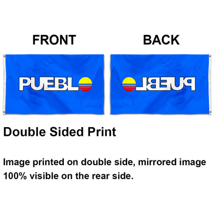City of Pueblo (Colorado, USA) Flag: 3x5ft Man Cave American Colorado Modern Sunshine Style Decor Banner