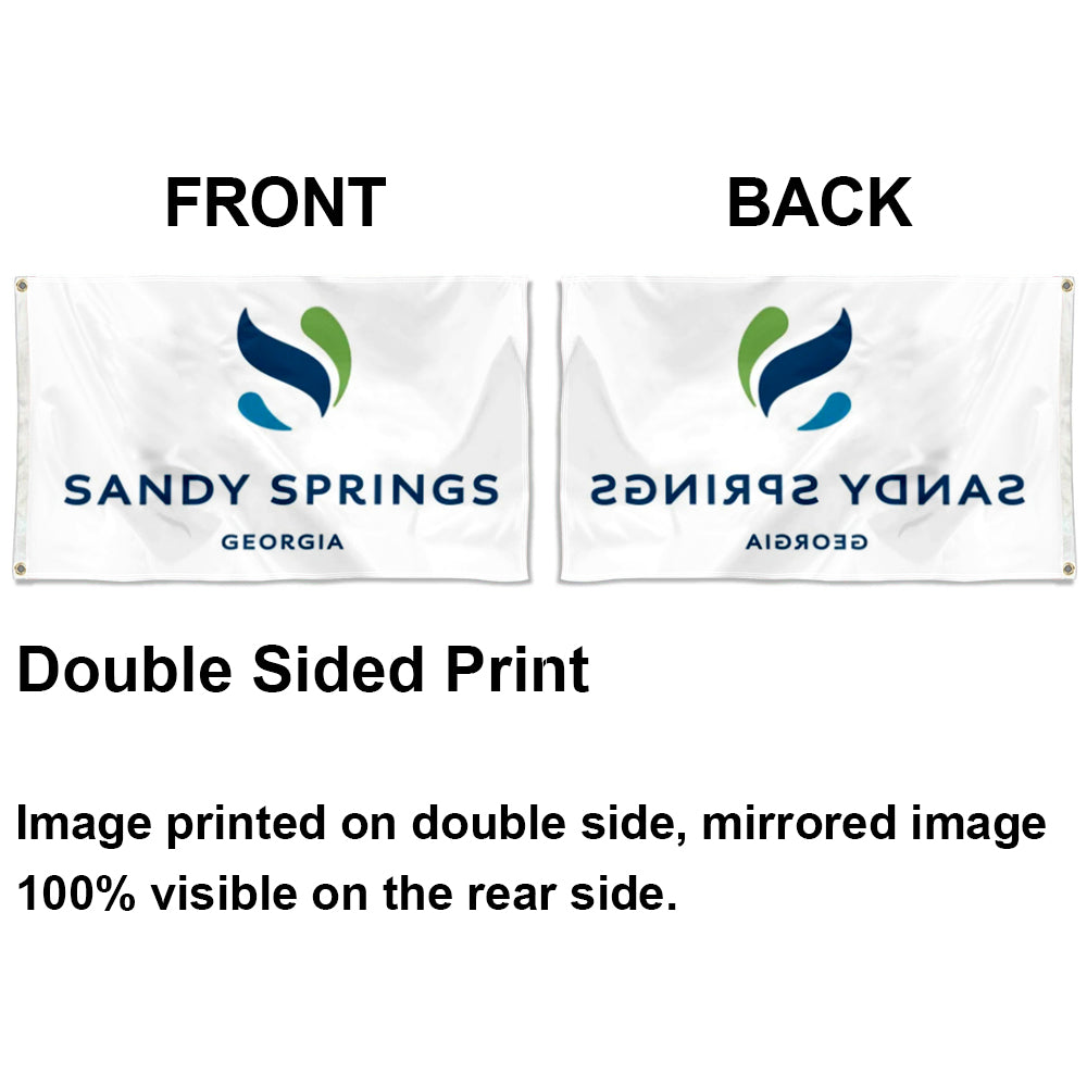 City of Sandy Springs (Georgia, USA) Flag: 3x5ft Man Cave American Georgia Modern Fresh Style Decor Banner