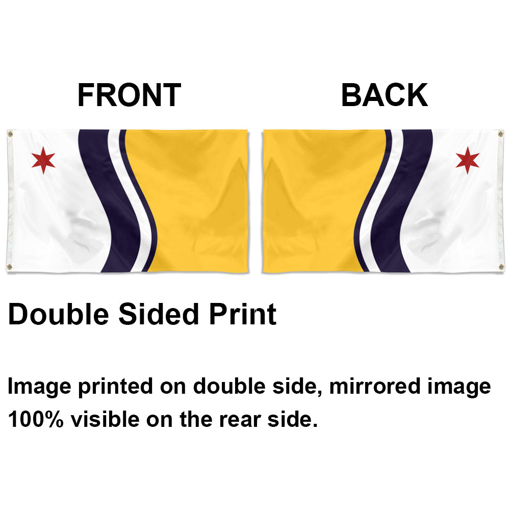 City of South Bend (Indiana, USA) Flag: 3x5ft Man Cave American Indiana Dynamic Regional Style Decor Banner