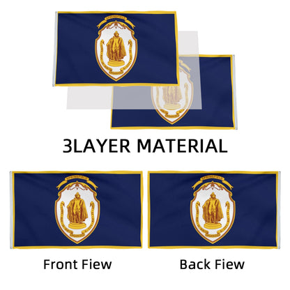 City of Springfield flag, Massachusetts flags 3x5ft banner man cave