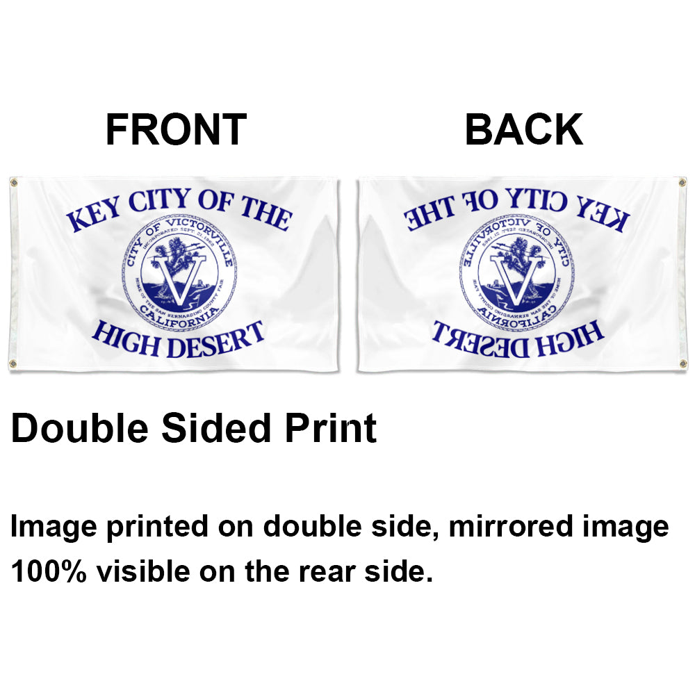 City of Victorville (California, USA) Flag: 3x5ft Man Cave American California High Desert Regional Style Decor Banner
