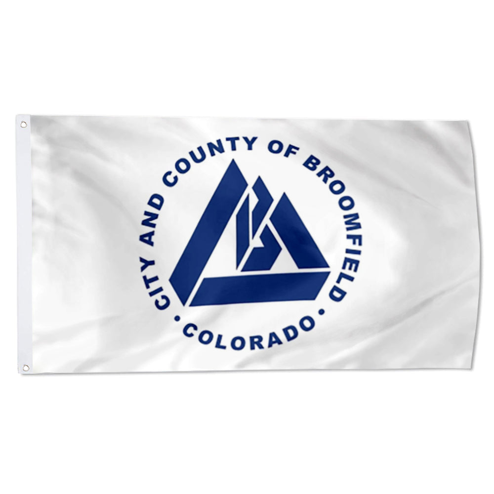 City and County Broomfield Colorado State USA United States of America flag 3x5ft banner man cave