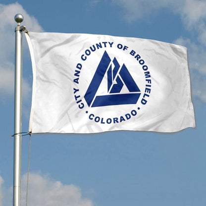 City and County Broomfield Colorado State USA United States of America flag 3x5ft banner man cave