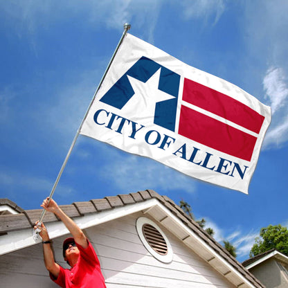 City of Allen flag, Texas flags 3x5ft banner man cave