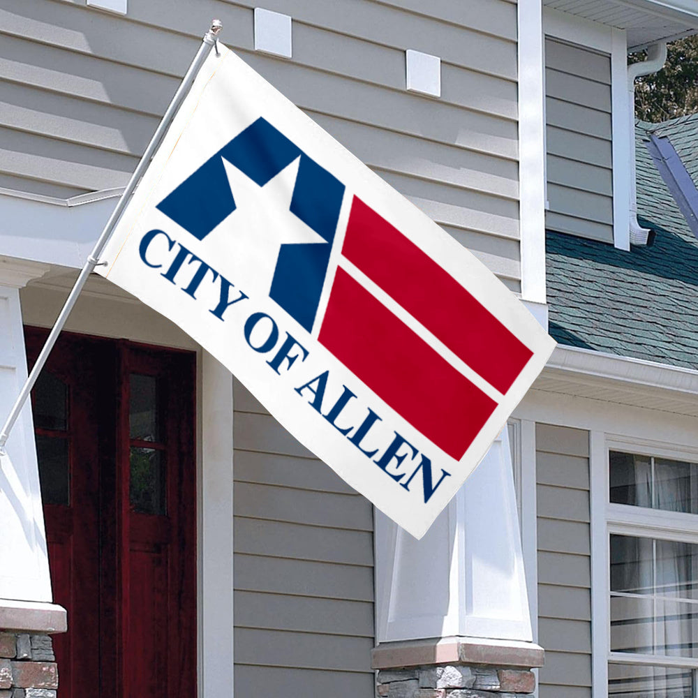 City of Allen flag, Texas flags 3x5ft banner man cave