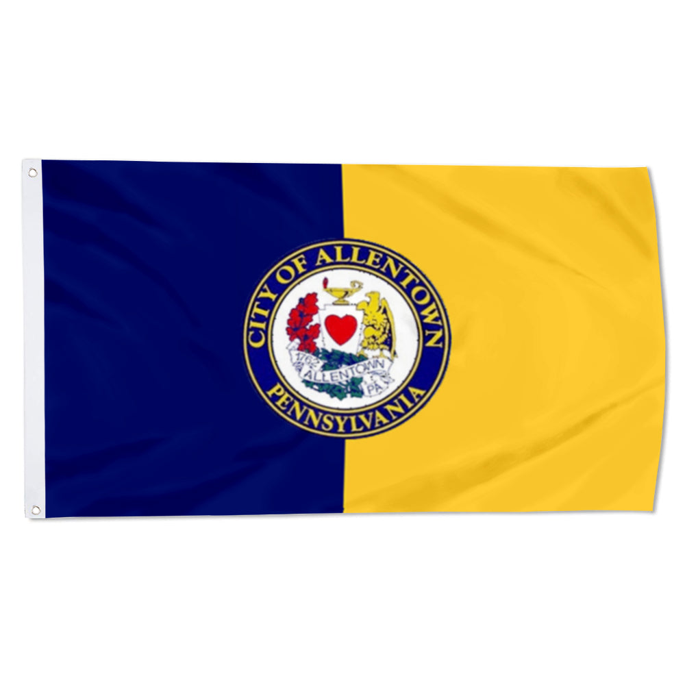 City of Allentown flag, Pennsylvania flags 3x5ft banner man cave