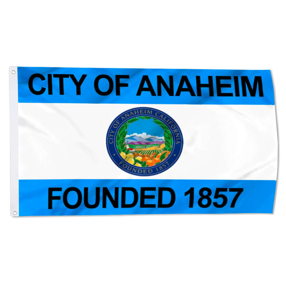 City of Anaheim flag 3x5ft banner man cave