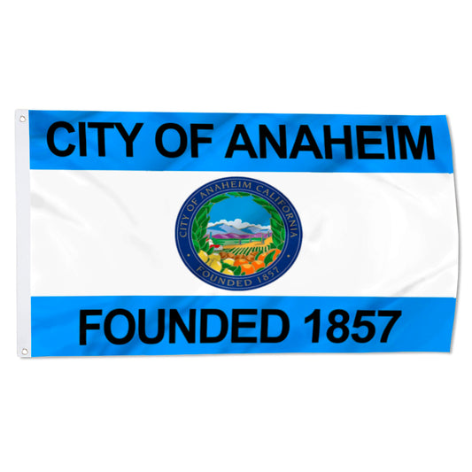 City of Anaheim flag 3x5ft banner man cave