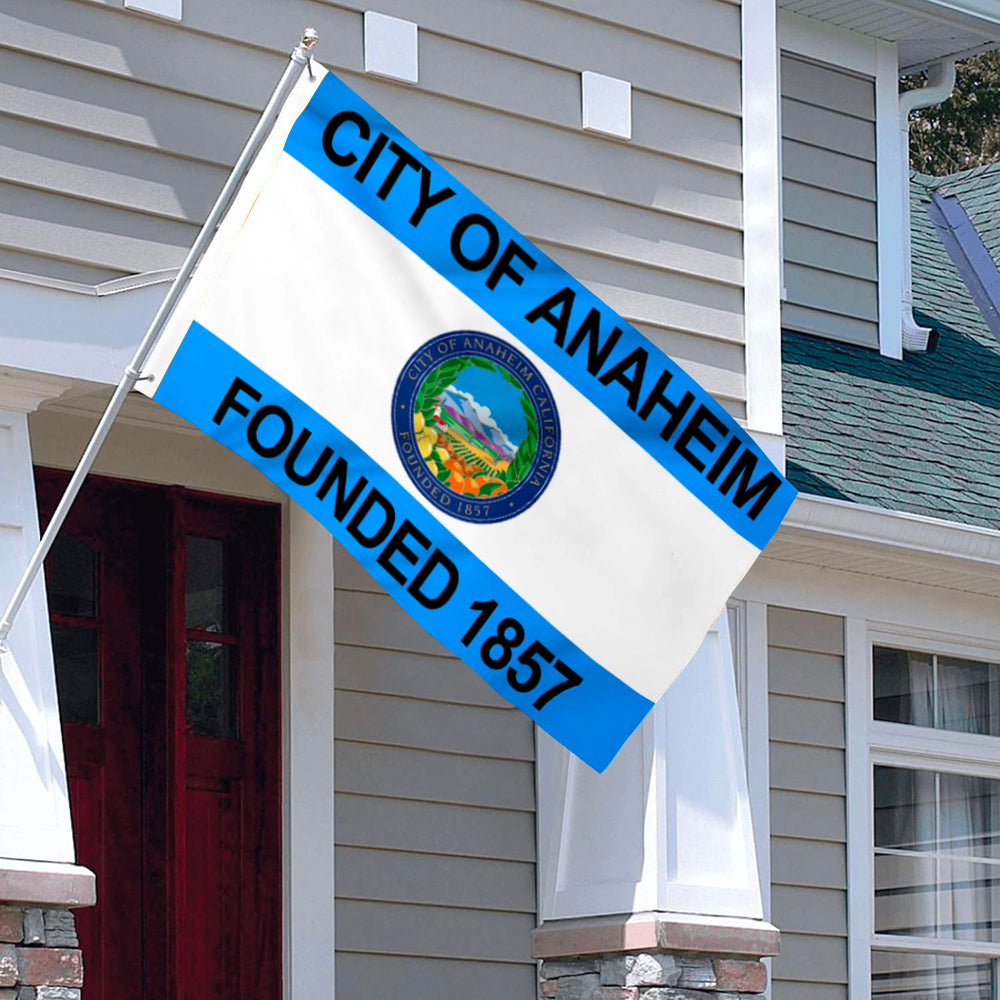 City of Anaheim flag 3x5ft banner man cave