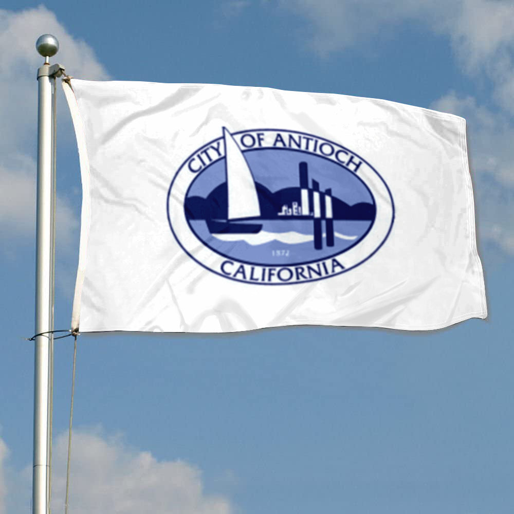 City of Antioch flag, California flags 3x5ft banner man cave
