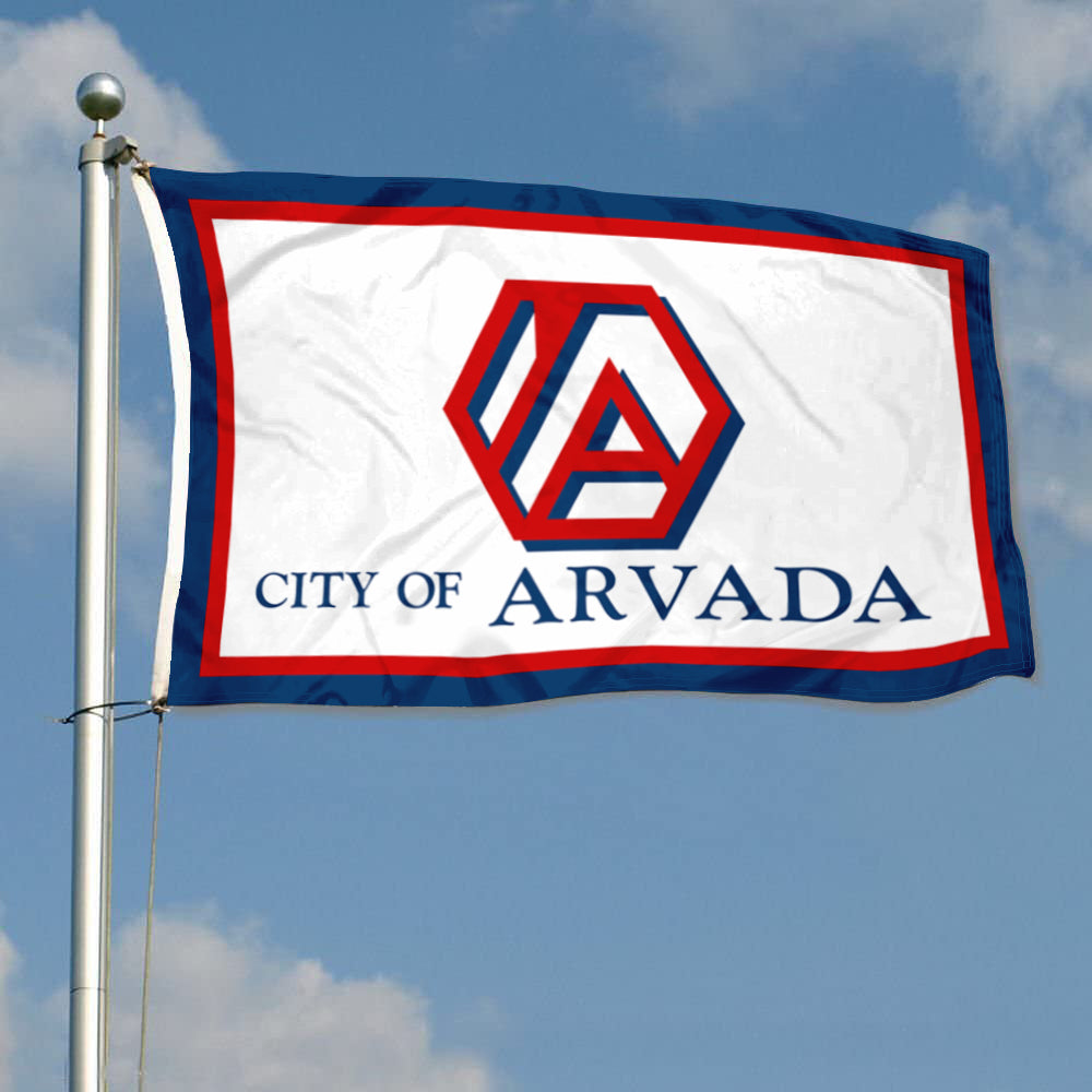 City of Arvada flag, Colorado flags 3x5ft banner man cave