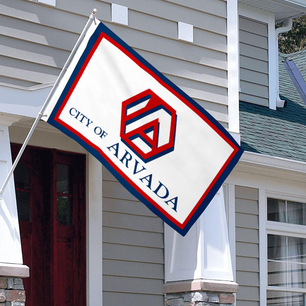 City of Arvada flag, Colorado flags 3x5ft banner man cave
