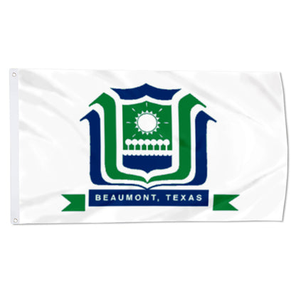 City of Beaumont flag, Texas flags 3x5ft banner man cave