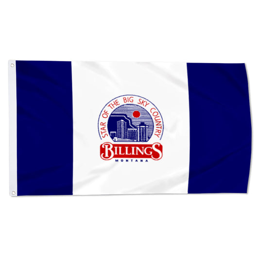 City of Billings flag, Montana flags 3x5ft banner man cave