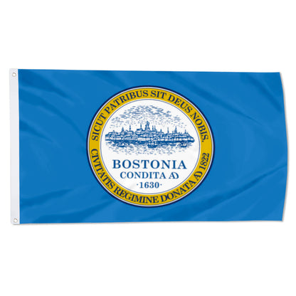 City of Boston flag 3x5ft banner man cave 2