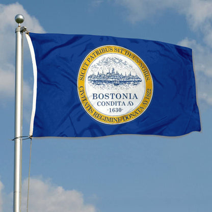 City of Boston flag 3x5ft banner man cave