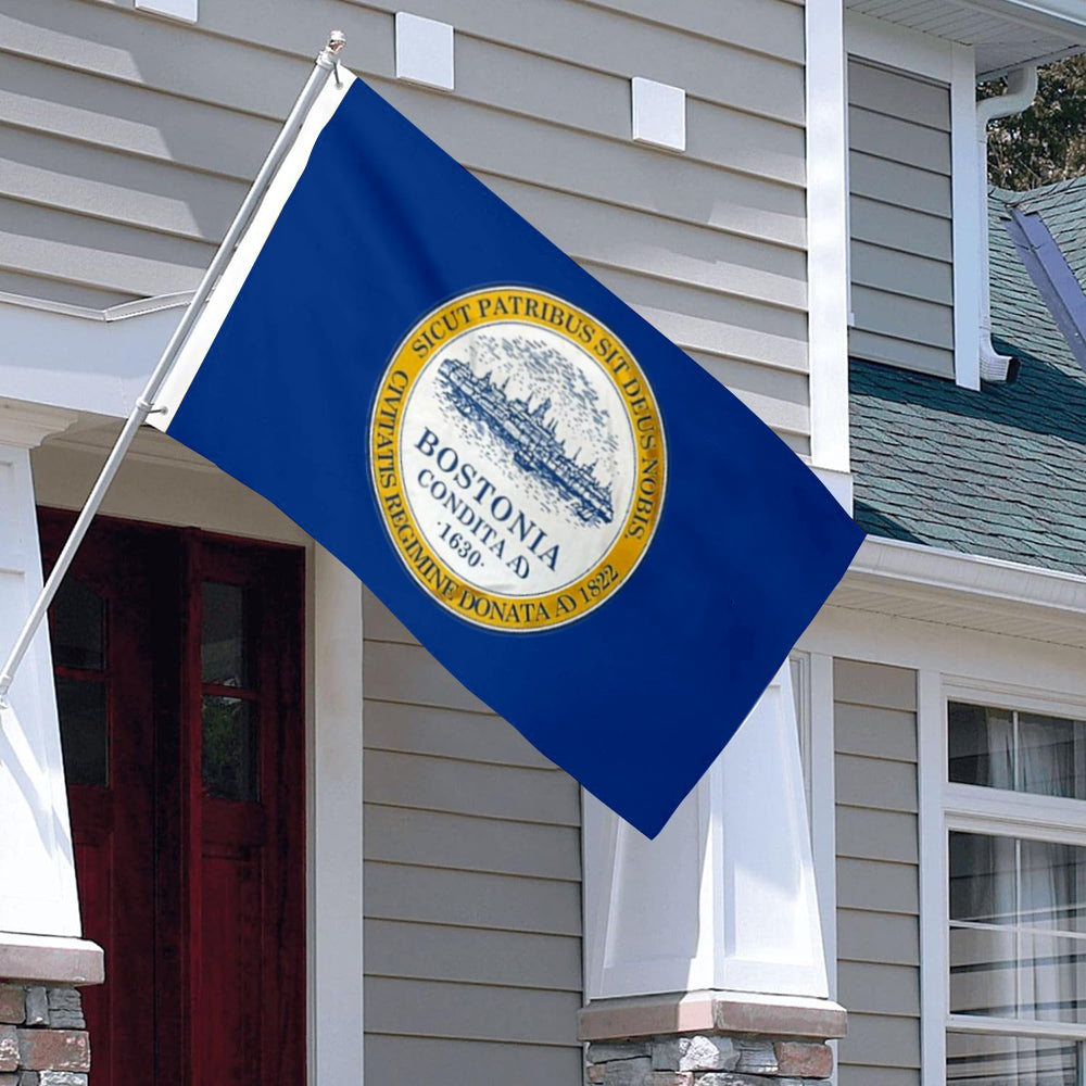 City of Boston flag 3x5ft banner man cave