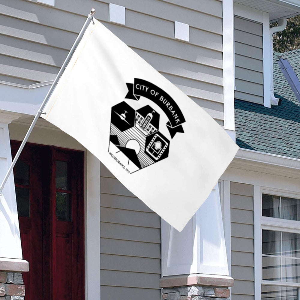City of Burbank flag, California flags 3x5ft banner man cave