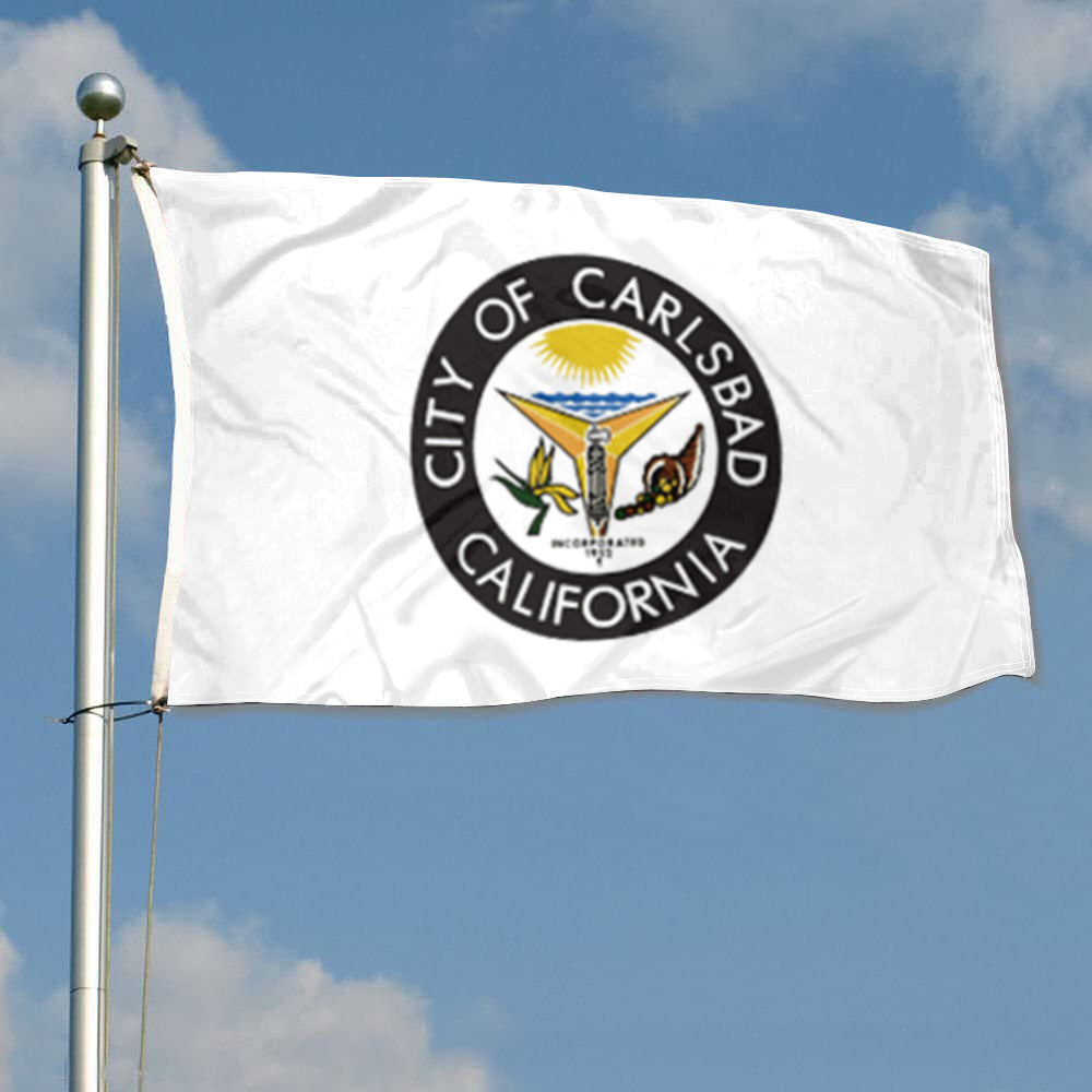 City of Carlsbad flag, California flags 3x5ft banner man cave