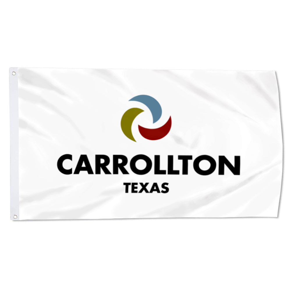 City of Carrollton flag, Texas flags 3x5ft banner man cave