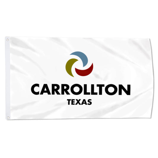 City of Carrollton flag, Texas flags 3x5ft banner man cave