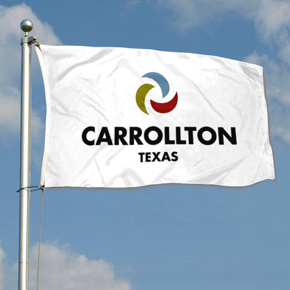 City of Carrollton flag, Texas flags 3x5ft banner man cave