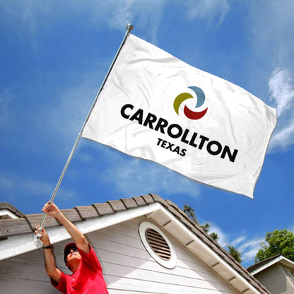 City of Carrollton flag, Texas flags 3x5ft banner man cave
