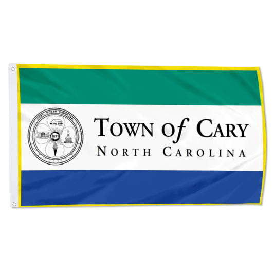 City of Cary flag, North Carolina flags 3x5ft banner man cave