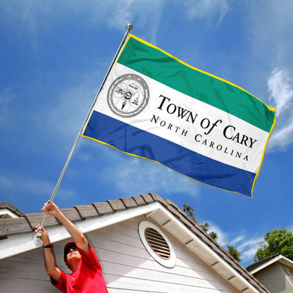 City of Cary flag, North Carolina flags 3x5ft banner man cave
