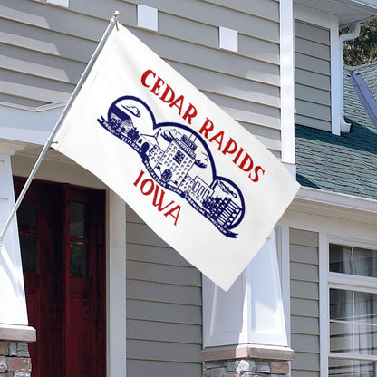 City of Cedar Rapids flag, Iowa flags 3x5ft banner man cave