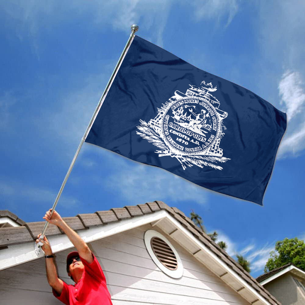 City of Charleston flag, South Carolina flags 3x5ft banner man cave