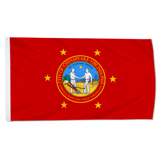 City of Chesapeake flag, Virginia flags 3x5ft banner man cave
