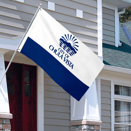 City of Chula Vista (California, USA) Flag: 3x5ft Man Cave American California Coastal City Style Decor Banner