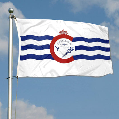City of Cincinnati (Ohio, USA) Flag: 3x5ft Man Cave American Ohio City Emblem Style Decor Banner 中文核心亮点