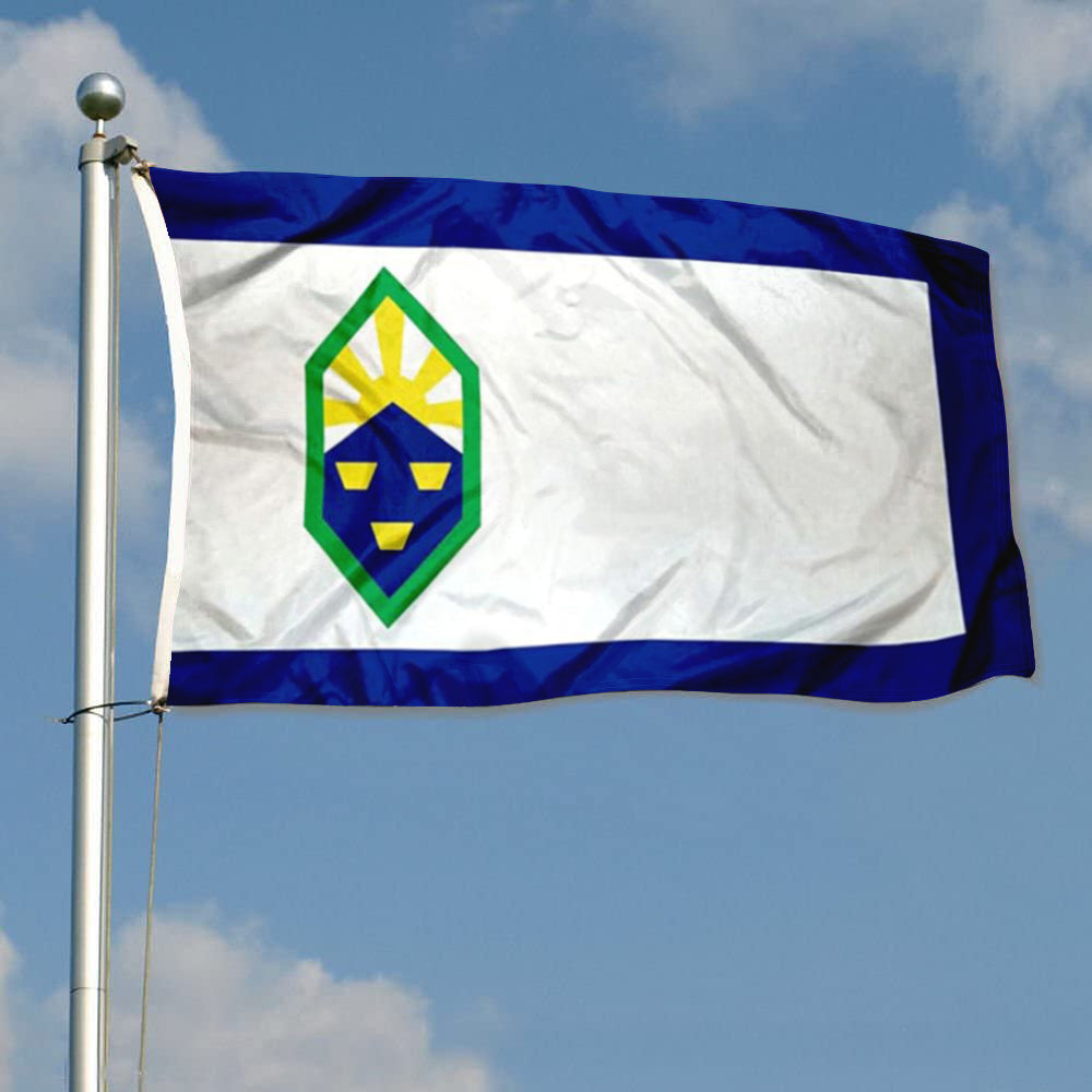 City of Colorado Springs (Colorado, USA) Flag: 3x5ft Man Cave American Colorado City Logo Style Decor Banner