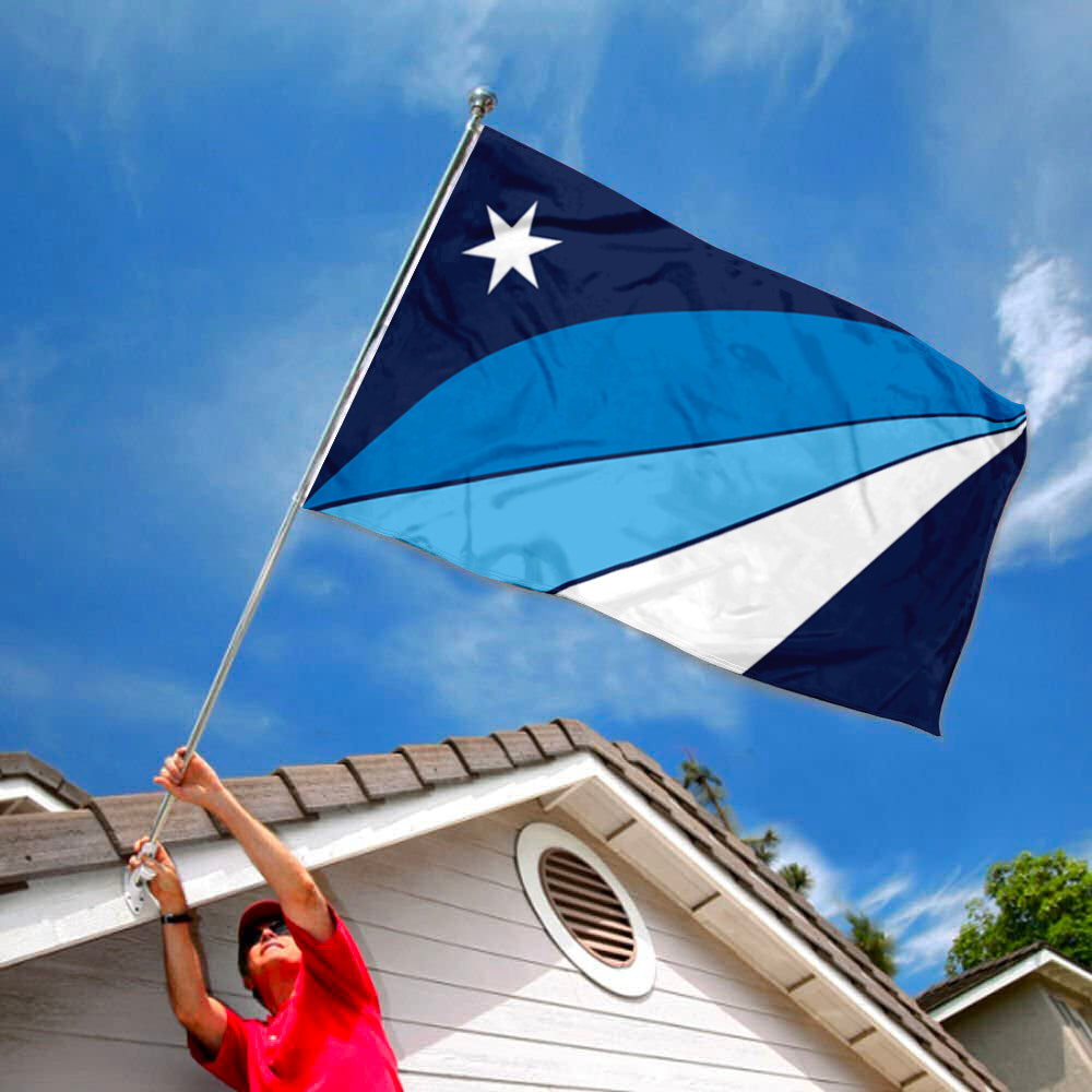 City of Columbia (South Carolina, USA) Flag: 3x5ft Man Cave American South Carolina Modern Geometric Style Decor Banner