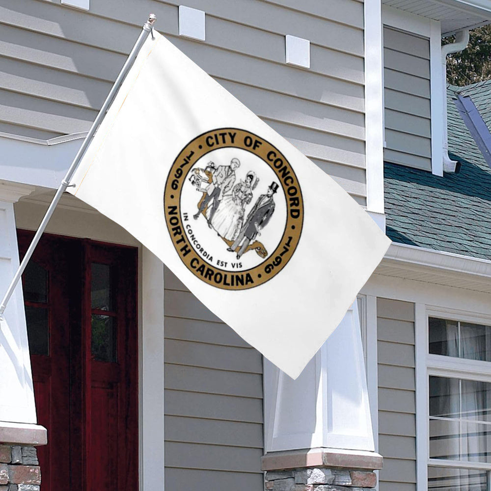City of Concord (North Carolina, USA) Flag: 3x5ft Man Cave American North Carolina Historical Unity Style Decor Banner
