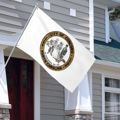 City of Concord (North Carolina, USA) Flag: 3x5ft Man Cave American North Carolina Historical Unity Style Decor Banner