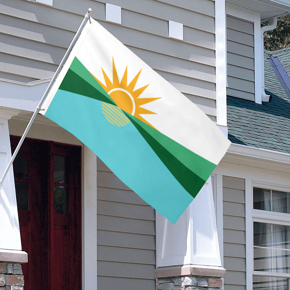 City of Coral Springs (Florida, USA) Flag: 3x5ft Man Cave American Florida Sun & Waterfront Style Decor Banner