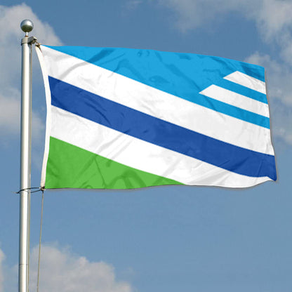 City of Dayton (Ohio, USA) Flag: 3x5ft Man Cave American Ohio Modern Minimalist Style Decor Banner